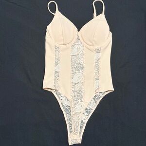 Nude Lace Bodysuit